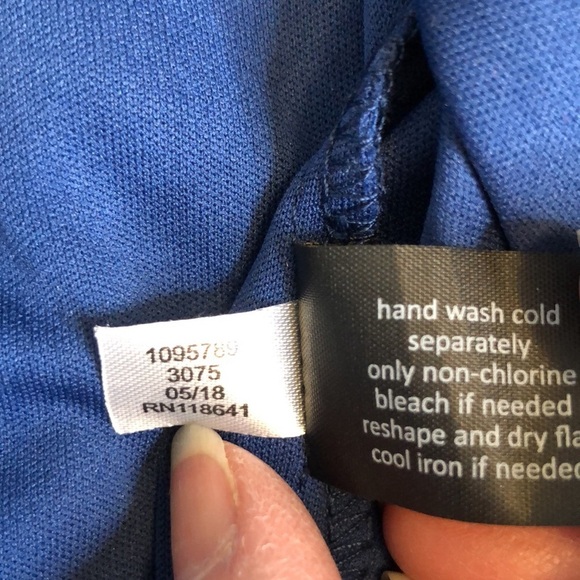 Lane Bryant Floral Short Sleeve Blue High Low Size 18/20 - Picture 11 of 13